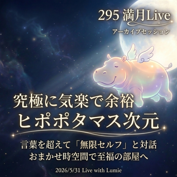 【295】満月Live with Lumie 20260531